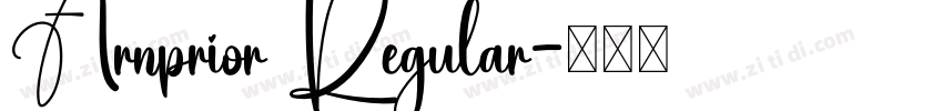 Arnprior Regular字体转换